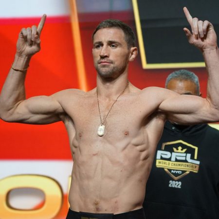 PFL Championships weigh-in video