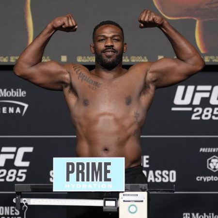UFC 309 weigh-in video