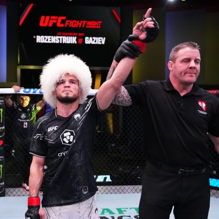 Umar Nurmagomedov reveals arm fracture kept him out of January fight, open to any opponent