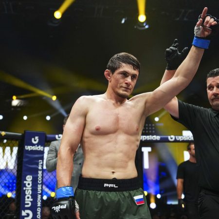 Watch Shamil Musaev crush Magomed Umalatov with a brutal left hook knockout at PFL World Championships