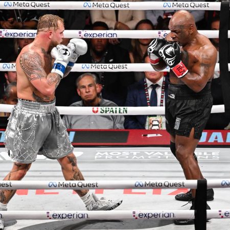 Jake Paul’s promotion releases statement dismissing accusations of ‘rigged’ Mike Tyson fight