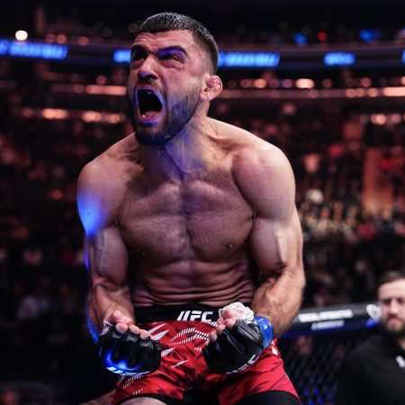 UFC 309 video: Ramiz Brahimaj demolishes Mickey Gall with brutal first-round knockout
