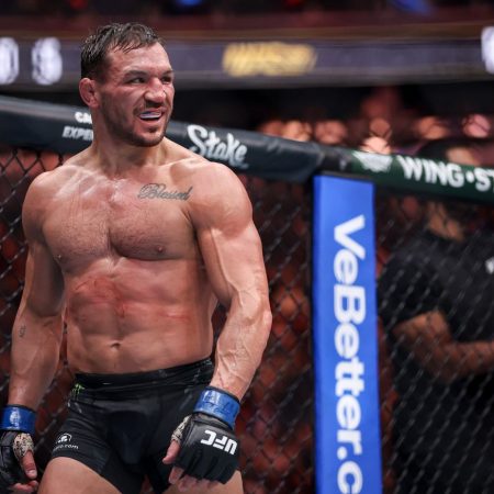 Michael Chandler shows gnarly swelling from brutal Charles Oliveira fight