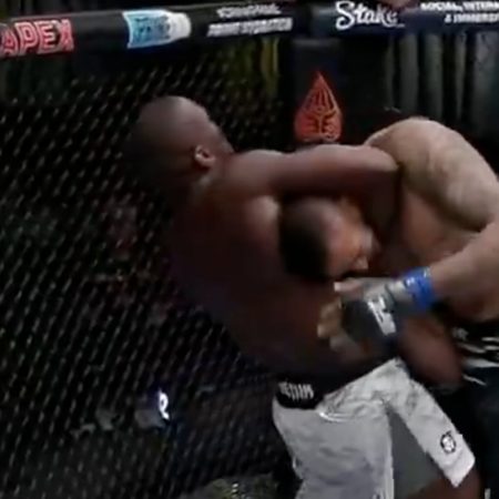 Watch Tresean Gore score quick submission win at UFC Vegas 100