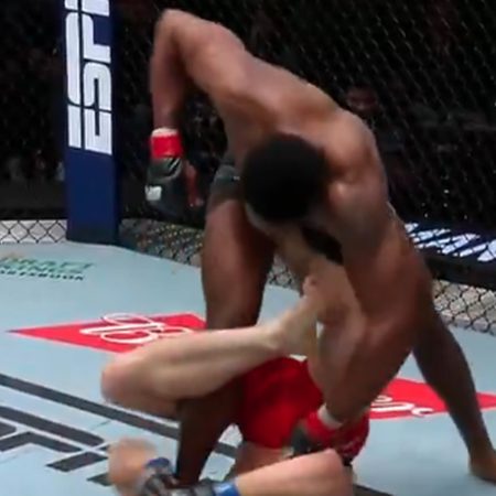 Watch Mansur Abdul-Malik deliver a devastating debut performance at UFC Vegas 100