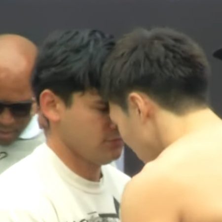 Watch Rukiya Anpo throw crumpled speech in Ryan Garcia’s face, have heated staredown