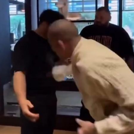 Watch insane Alex Pereira fan eat UFC champion’s best body punches