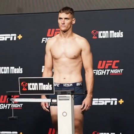UFC Vegas 100 weigh-in results: Short-notice newcomer misses by 3 pounds, one bout cancelled