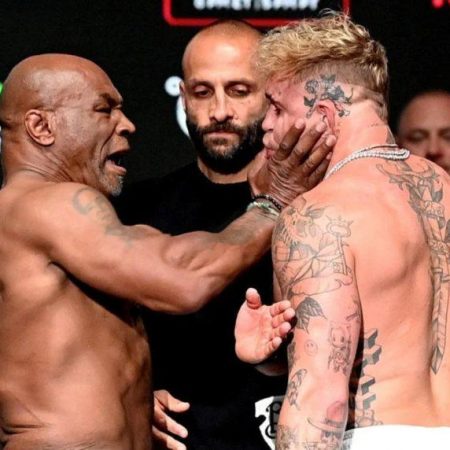 Jake Paul vs. Mike Tyson Weigh-In Elevates Concerns that Friday Night’s Fight is Scripted