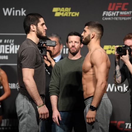 Islam Makhachev vs. Arman Tsarukyan 2, Merab Dvalishvili vs. Umar Nurmagomedov official for UFC 311