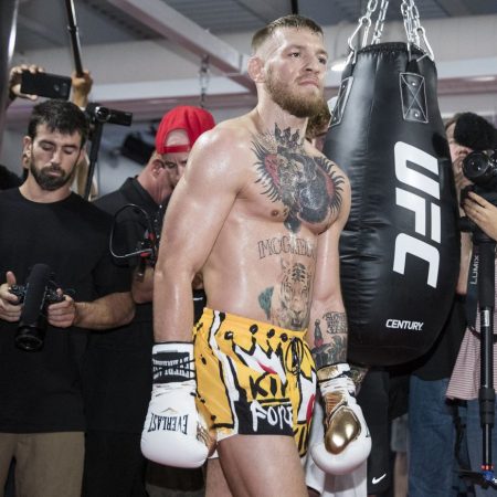 Conor McGregor claims he’s pursuing a boxing exhibition against Logan Paul in India