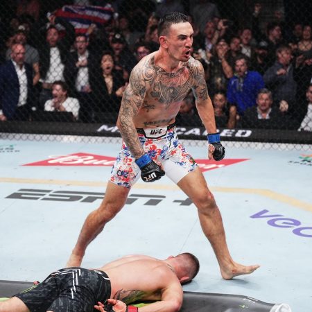 MMA Fighting’s 2024 Knockout of the Year: Max Holloway vs. Justin Gaethje