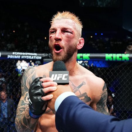 Dan Hooker rips Ilia Topuria for targeting lightweight move: ‘He’s just working off McGregor’s playbook’