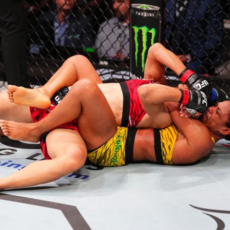 ‘People start doubting you’: Gabriella Fernandes reacts to historic upset of Wang Cong at UFC Macau