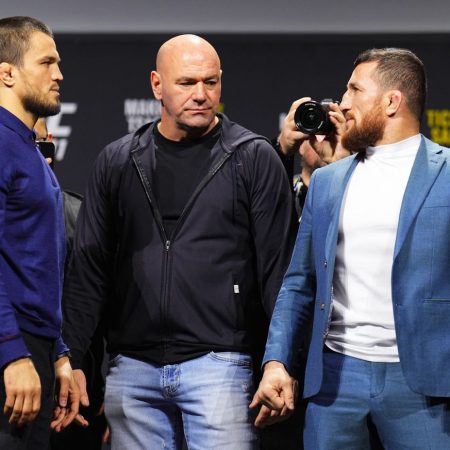 Merab Dvalishvili: ‘Cocky’ Umar Nurmagomedov didn’t earn title shot like ‘how a real UFC fighter should earn it’