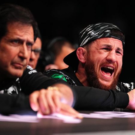 Dana White reacts to Merab Dvalishvili’s fan altercation at UFC 310: ‘He’s my mini-Sean Strickland without the mouth’