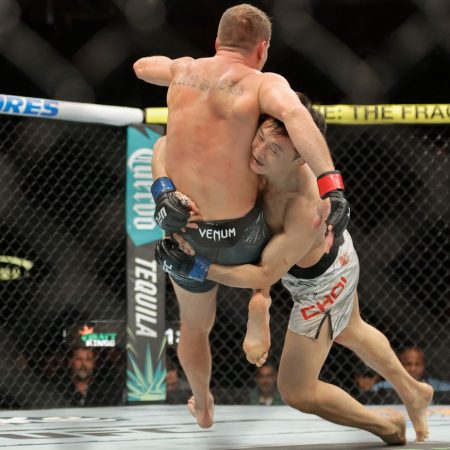 UFC 310 results: Doo Ho Choi punishes Nate Landwehr on the ground for third-round stoppage win