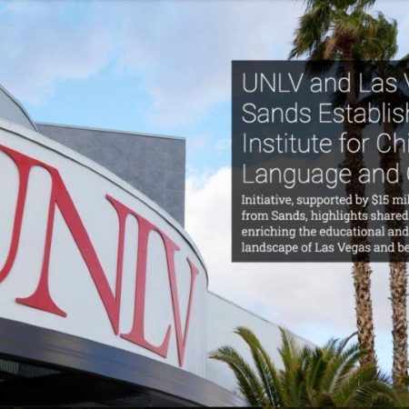 Las Vegas Sands Gives $15M to UNLV to Establish Chinese Culture Institute
