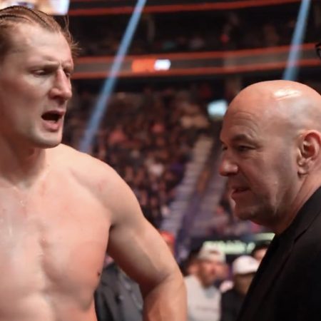 Watch Dana White tell Alexander Volkov ‘you got f*cked’ immediately after controversial loss to Ciryl Gane