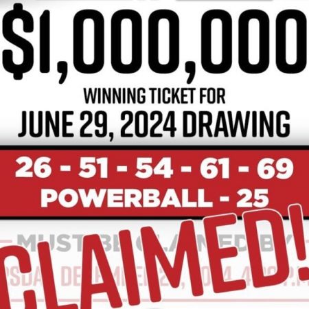 $1M Powerball Ticket Claimed Just Hours Before It Was To Expire in Indiana