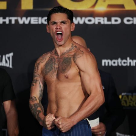Ryan Garcia vs. Rolly Romero weigh-in video